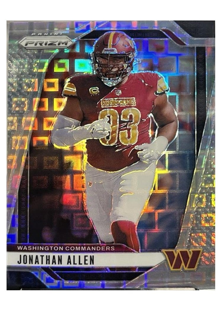 2024 Panini Prizm Base Set Jonathan Allen #292 card