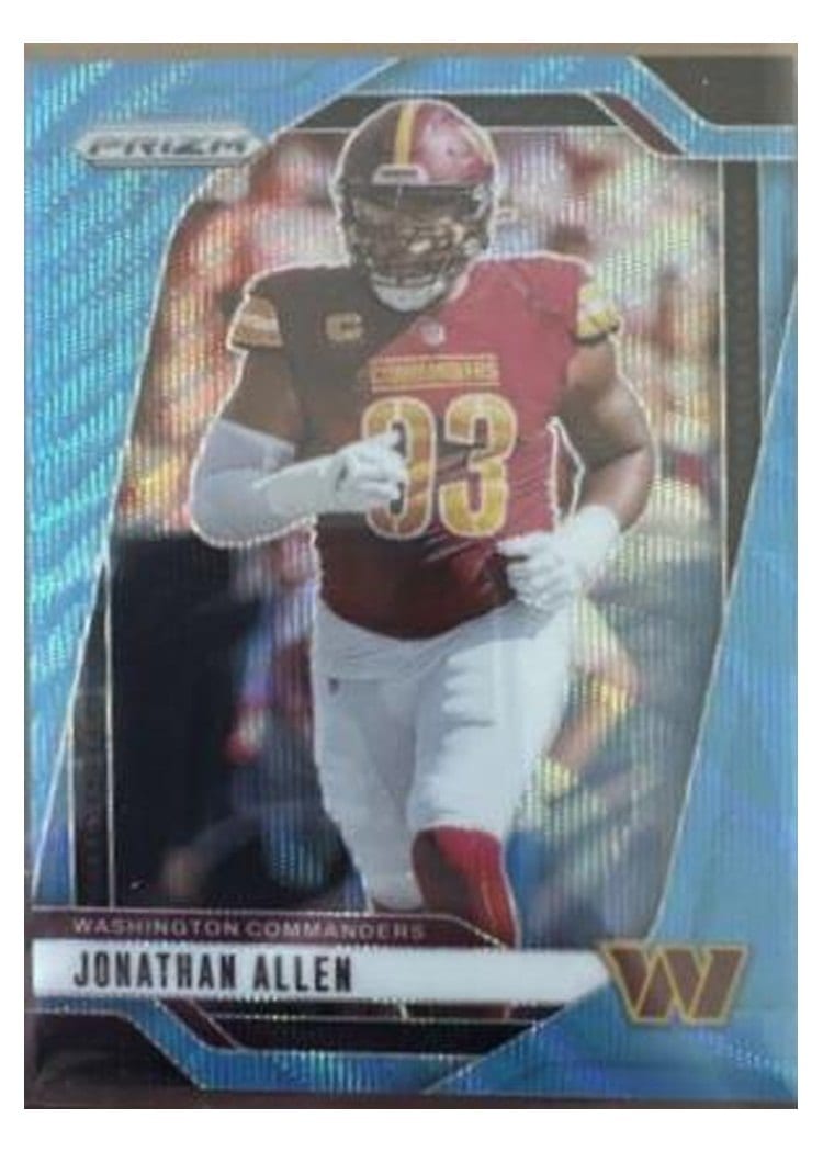 2024 Panini Prizm Base Set Jonathan Allen #292 card