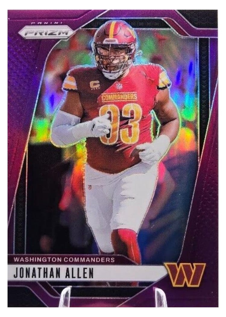 2024 Panini Prizm Base Set Jonathan Allen #292 card