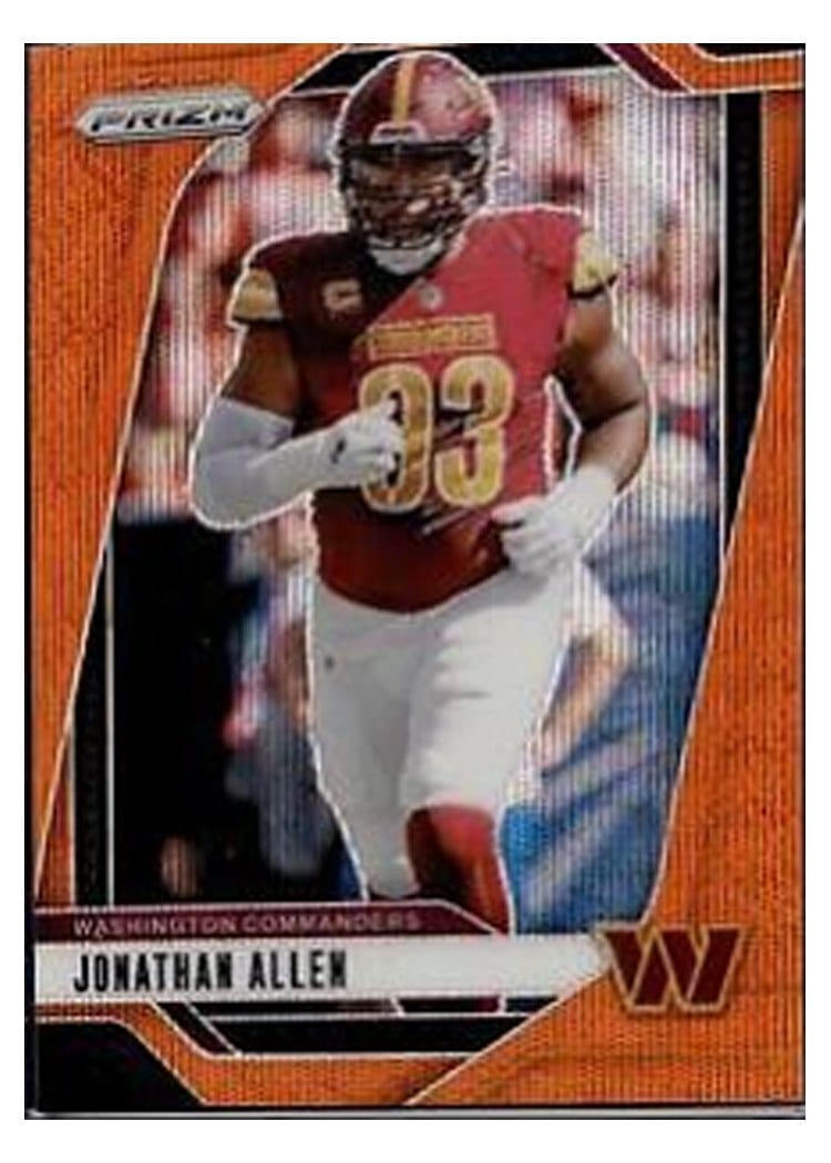 2024 Panini Prizm Base Set Jonathan Allen #292 card