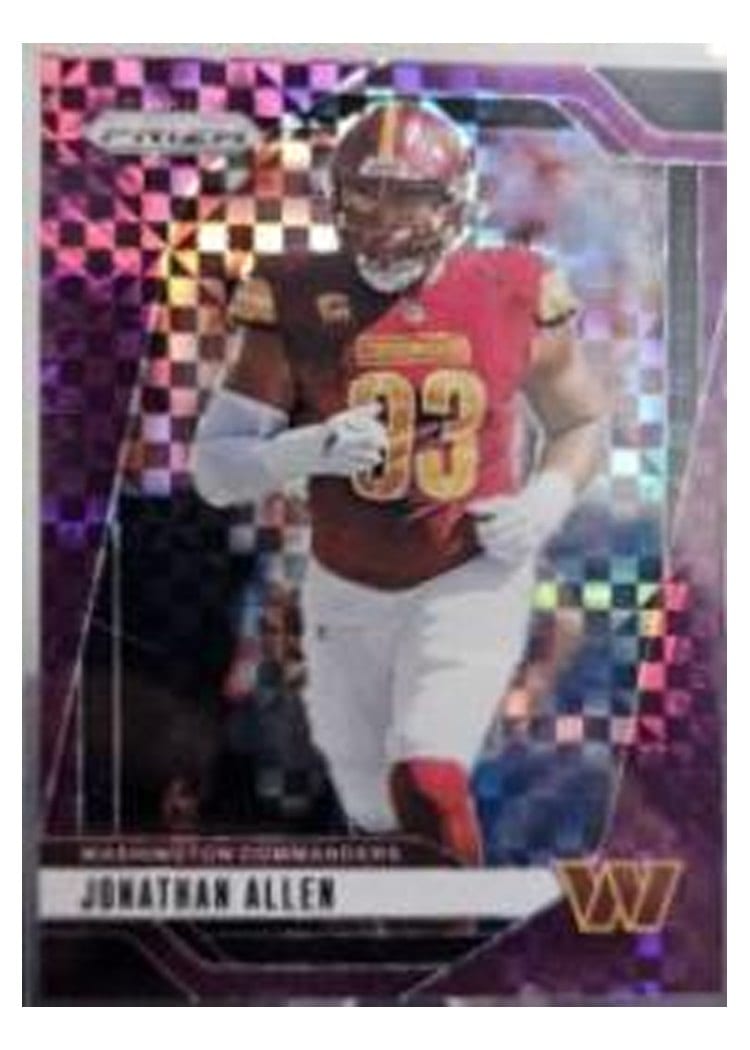 2024 Panini Prizm Base Set Jonathan Allen #292 card