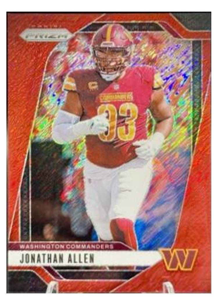 2024 Panini Prizm Base Set Jonathan Allen #292 card