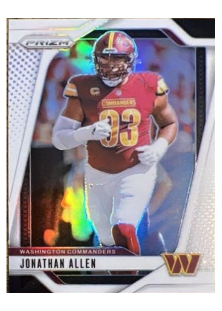 2024 Panini Prizm Base Set Jonathan Allen #292 card