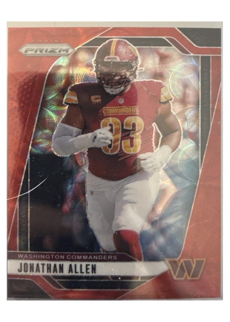 2024 Panini Prizm Base Set Jonathan Allen #292 card