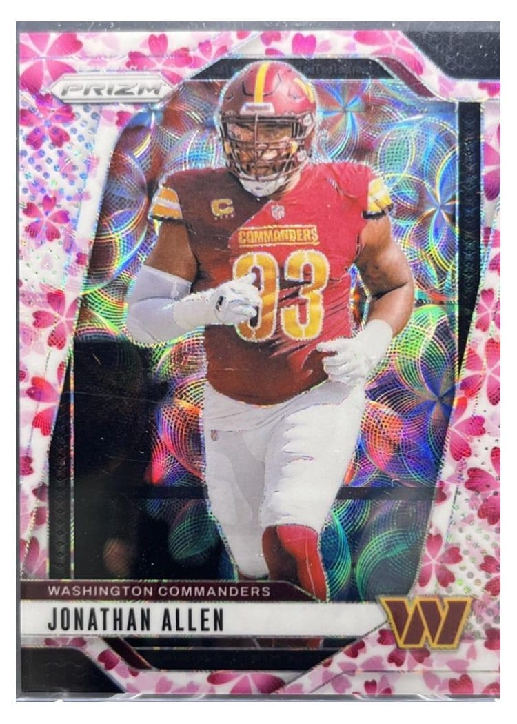 2024 Panini Prizm Base Set Jonathan Allen #292 card