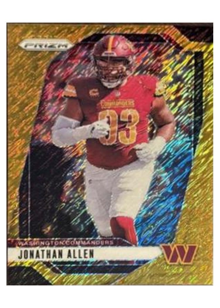 2024 Panini Prizm Base Set Jonathan Allen #292 card