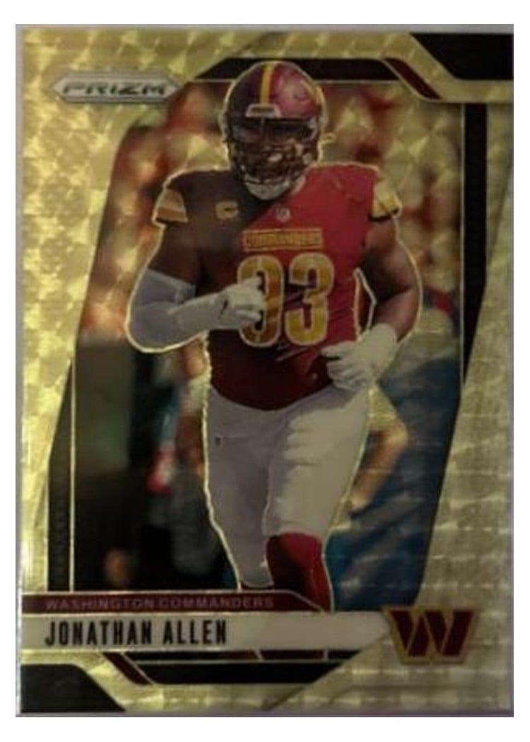 2024 Panini Prizm Base Set Jonathan Allen #292 card