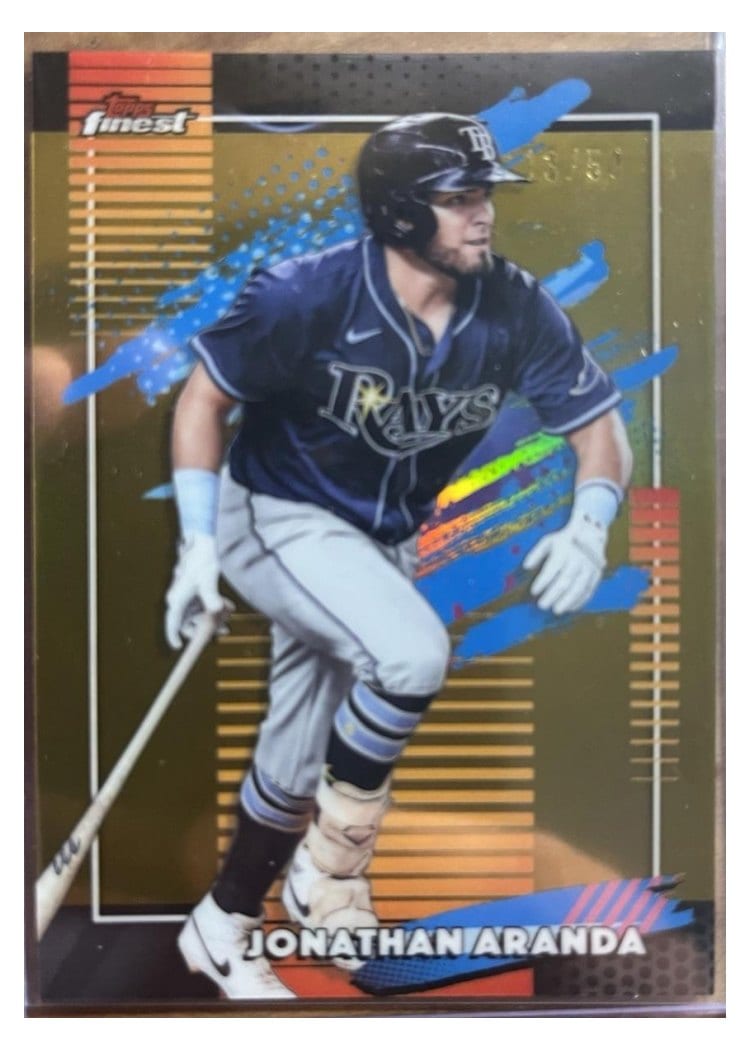 2026 Topps Finest Jonathan Aranda #173 card