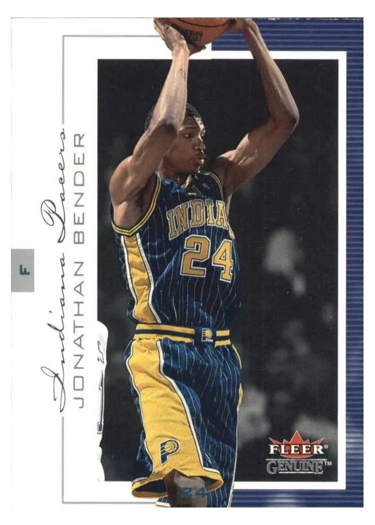 2000 Fleer Genuine Jonathan Bender #79 card