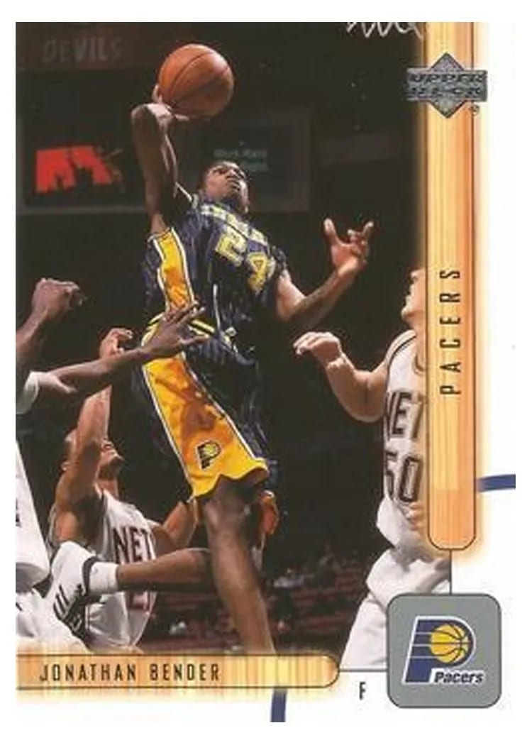 2001 Upper Deck Jonathan Bender #66 card