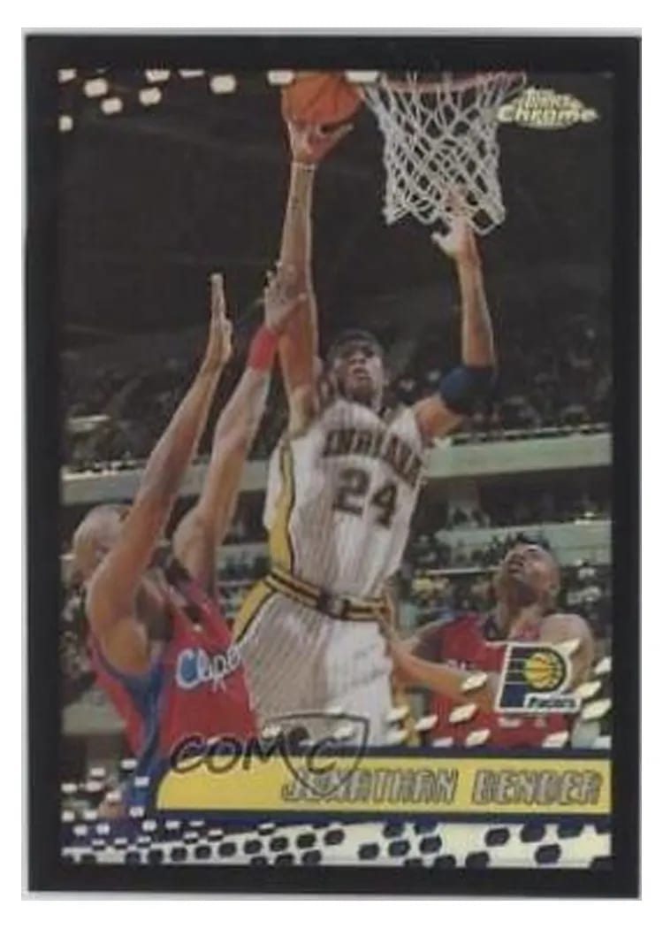 2002 Topps Chrome JONATHAN BENDER #54 card