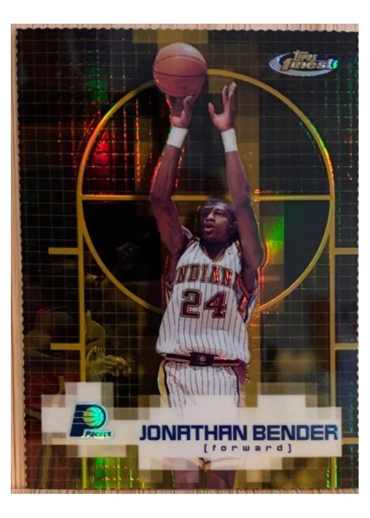 2000 Finest Jonathan Bender Gold Refractor #14 card