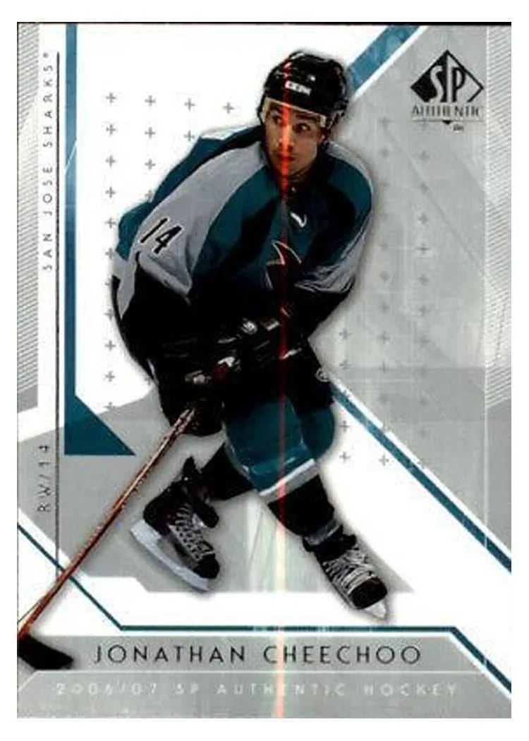 2006 SP Authentic Jonathan Cheechoo #18 card