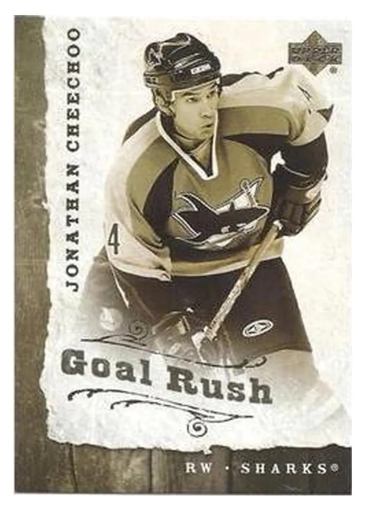 2006 Upper Deck Goal Rush Jonathan Cheechoo #GR1 card