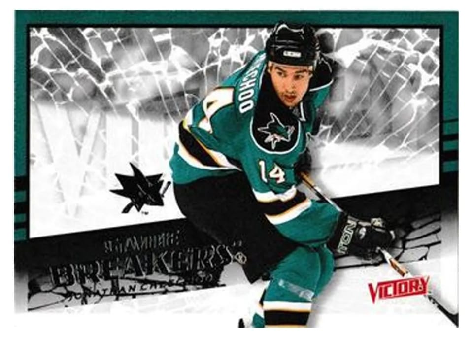 2008 Upper Deck Victory Game Breakers Jonathan Cheechoo #GB-32 card