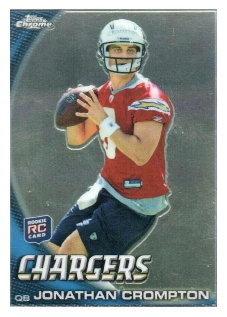 2010 Topps Chrome Jonathan Crompton #C166 card