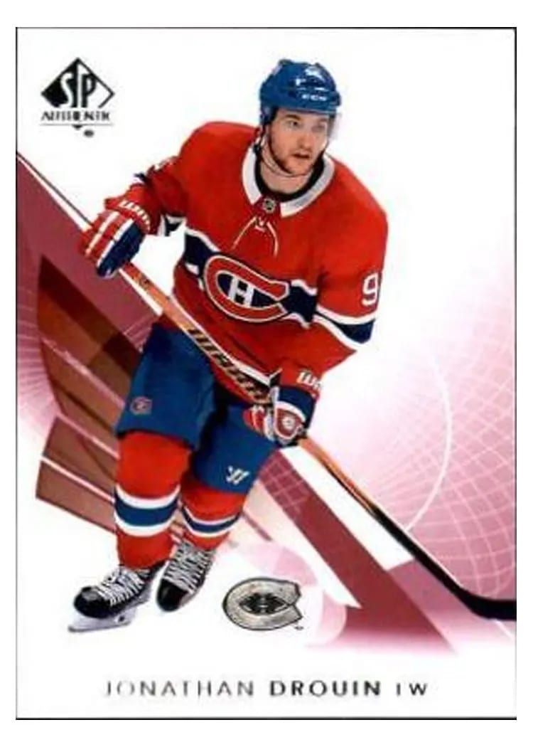 2017-18 SP Authentic Base Set Jonathan Drouin #17 card