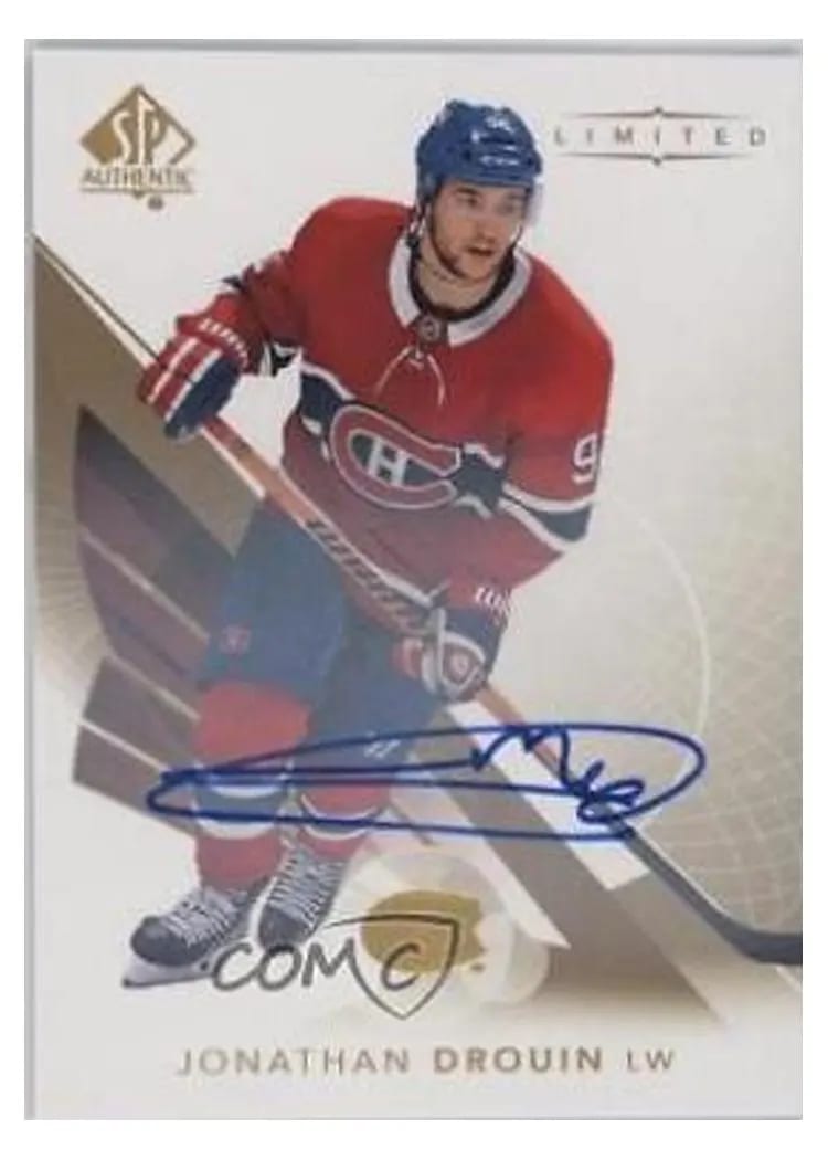 2017-18 SP Authentic Base Set Jonathan Drouin #17 card