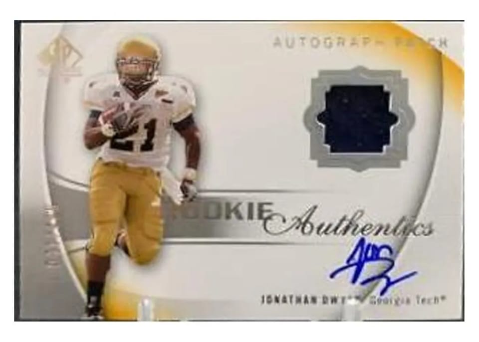 2010 SP Authentic Jonathan Dwyer #119 card