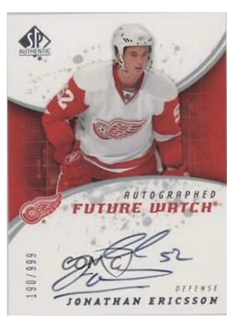 2008 SP Authentic Jonathan Ericsson #230 card