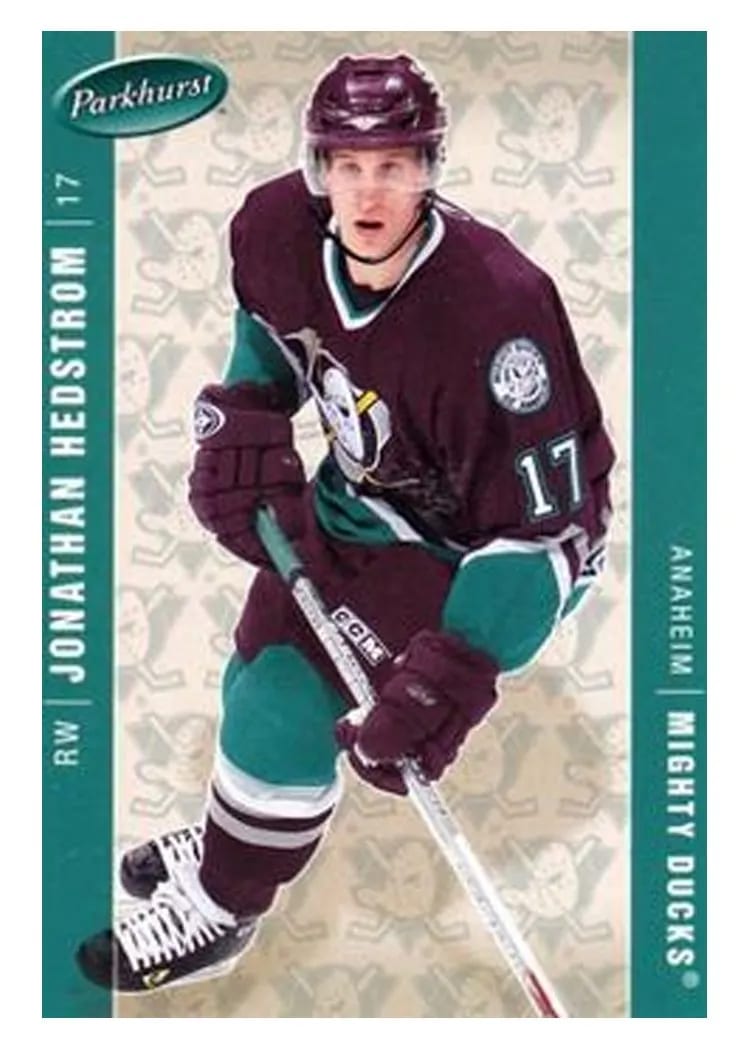 2005 Parkhurst Jonathan Hedstrom #9 card