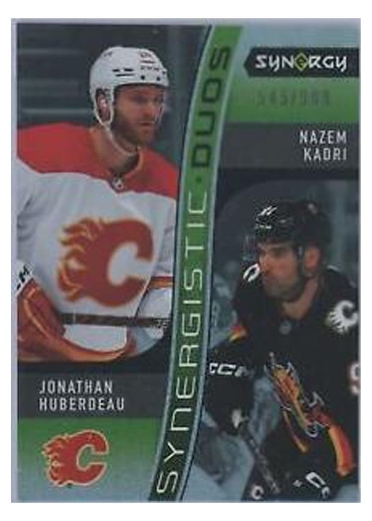 2023-24 Upper Deck Synergy Synergistic Duos Jonathan Huberdeau/Nazem Kadri #SD-18** card