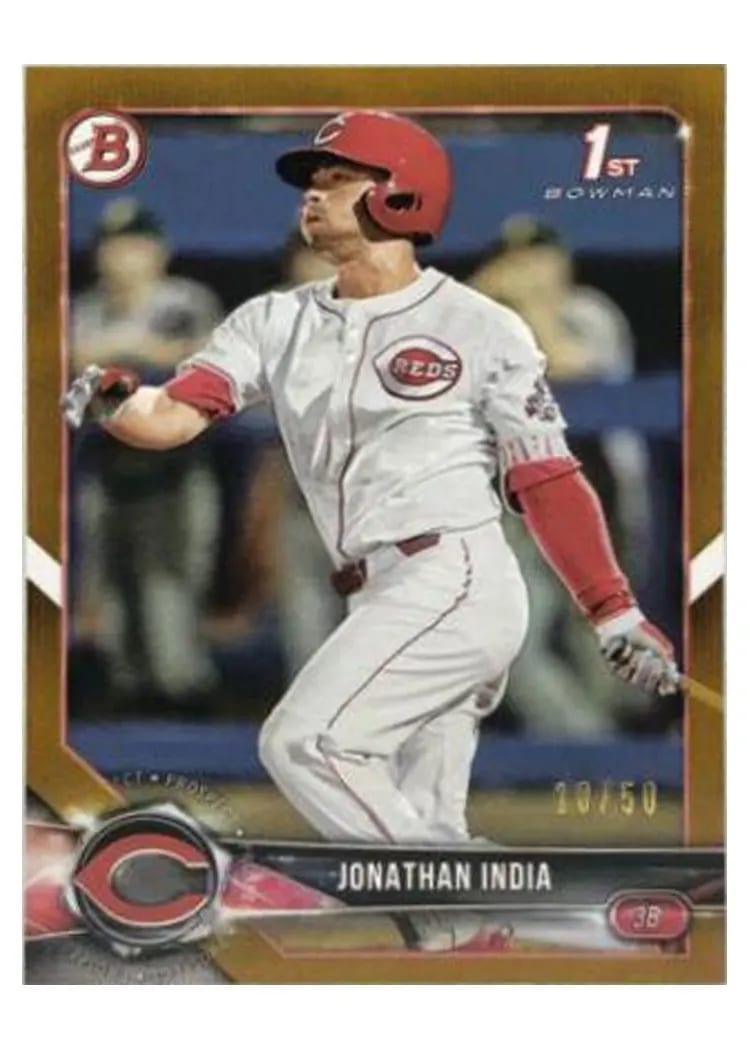 2018 Bowman Draft Base Set Jonathan India #BD-112 card