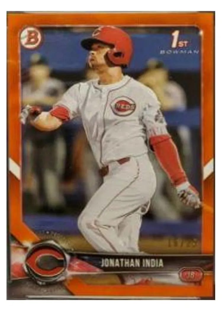 2018 Bowman Draft Base Set Jonathan India #BD-112 card