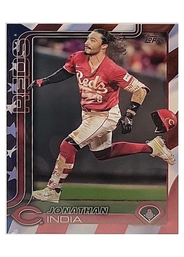 2025 Topps Base Set Jonathan India #102 card