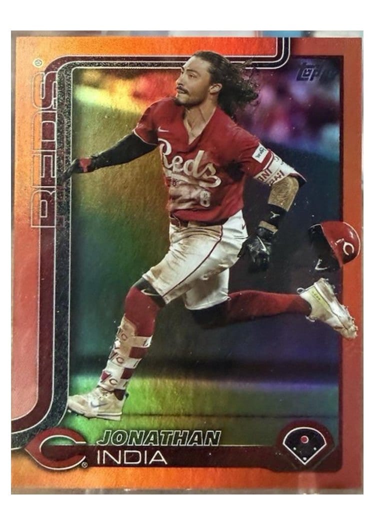 2025 Topps Base Set Jonathan India #102 card