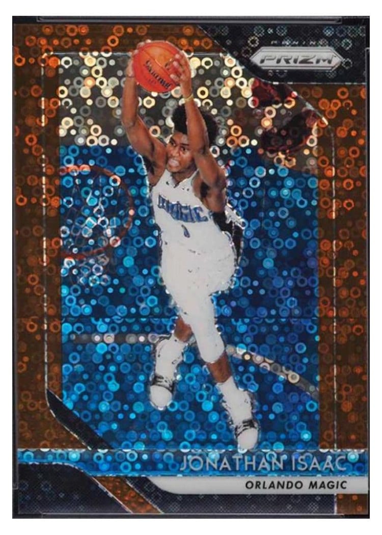2018-19 Panini Prizm Base Set Jonathan Isaac Fast Break Prizm Bronze #179 card
