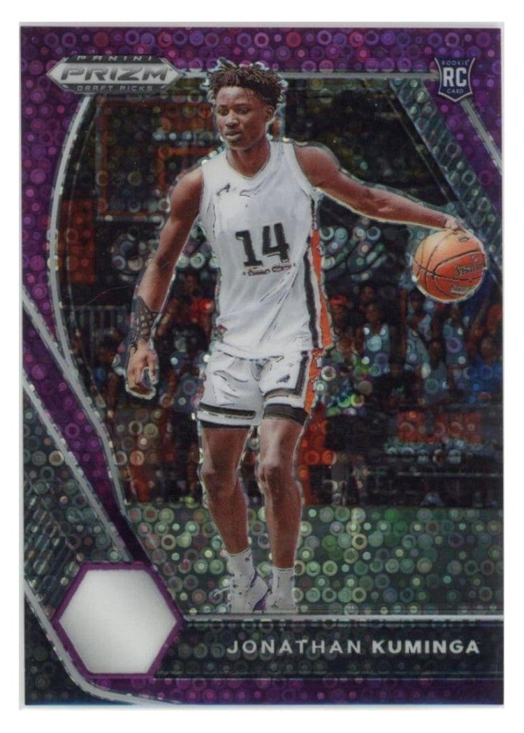 2021-22 Panini Prizm Base Set Jonathan Kuminga #307 card