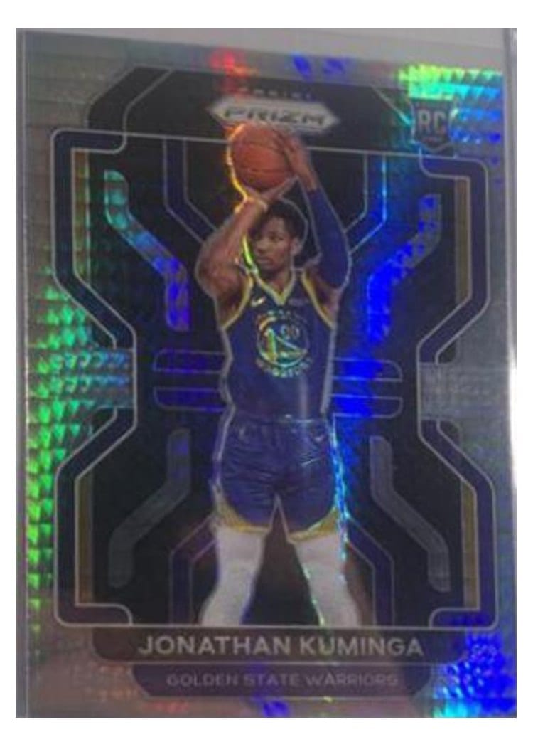 2021-22 Panini Prizm Base Set Jonathan Kuminga #307 card
