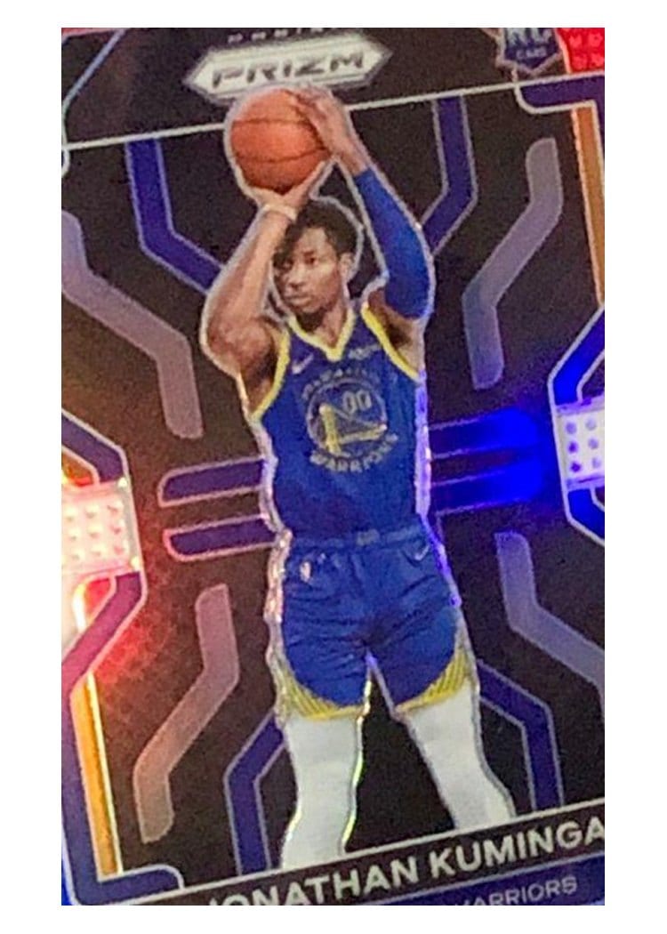 2021-22 Panini Prizm Base Set Jonathan Kuminga #307 card