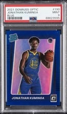 2021 Panini Donruss Optic Jonathan Kuminga #190 card