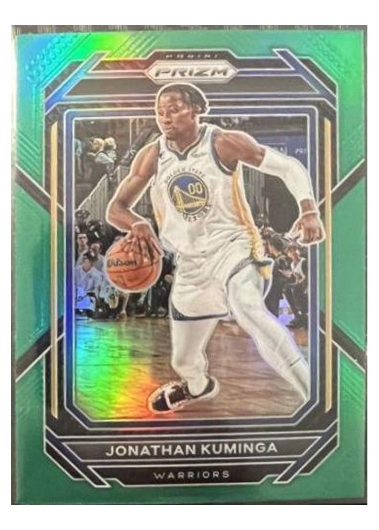 2022-23 Panini Prizm Base Set Jonathan Kuminga #104 card