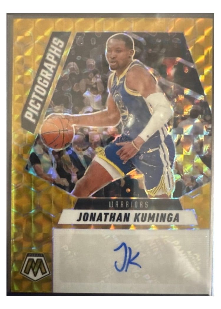 2023-24 Panini Mosaic Base Set Jonathan Kuminga #22 card