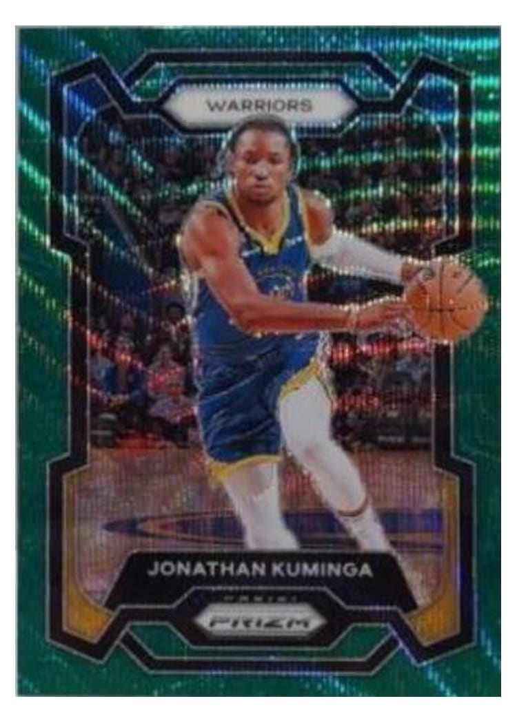 2023-24 Panini Prizm Base Set Jonathan Kuminga #48 card