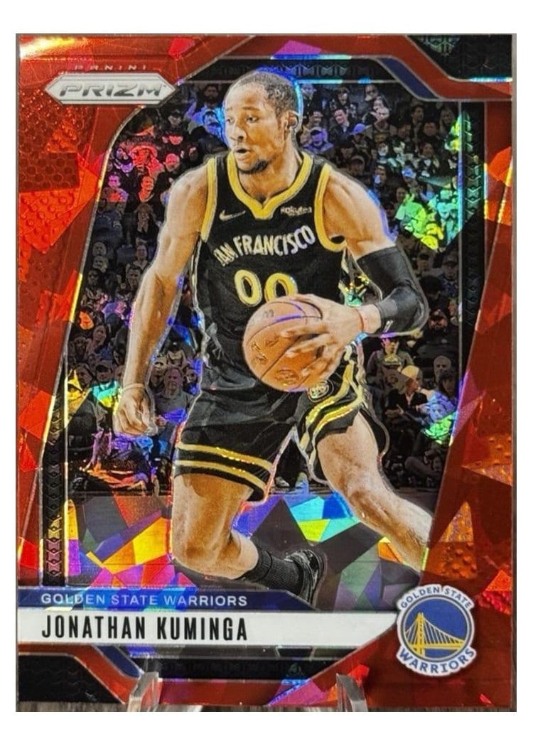 2024-25 Panini Prizm Base Set Jonathan Kuminga #104 card