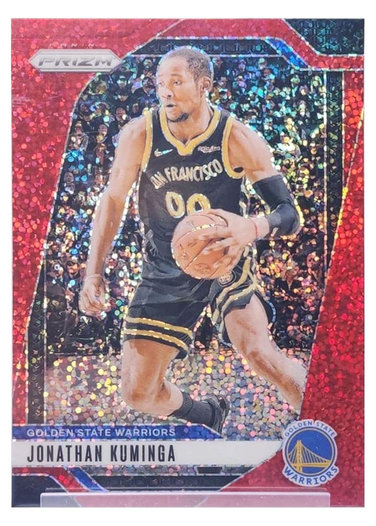 2024-25 Panini Prizm Base Set Jonathan Kuminga #104 card