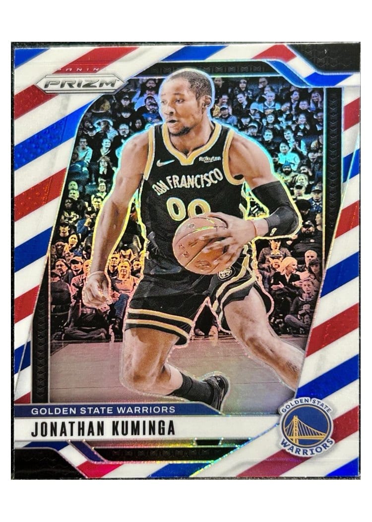 2024-25 Panini Prizm Base Set Jonathan Kuminga #104 card