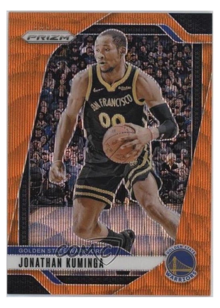 2024-25 Panini Prizm Base Set Jonathan Kuminga #104 card