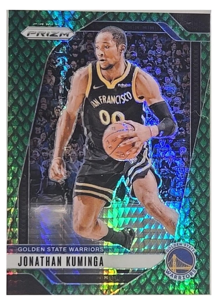 2024-25 Panini Prizm Base Set Jonathan Kuminga #104 card