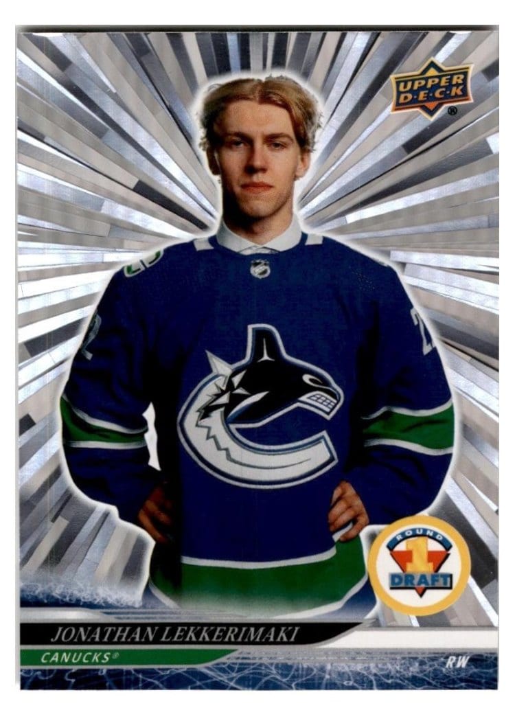2024-25 Upper Deck Base Set Jonathan Lekkerimaki #745 card