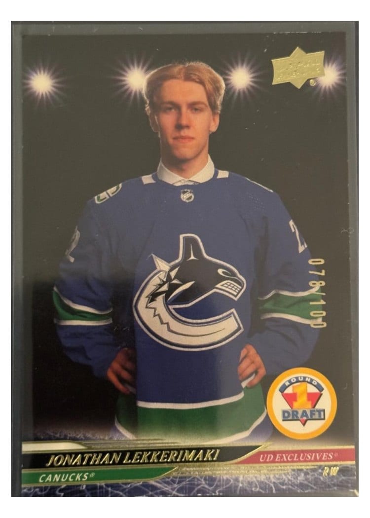 2024-25 Upper Deck Base Set Jonathan Lekkerimaki #745 card