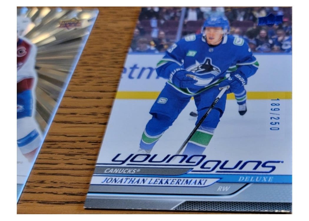 2024 Upper Deck Jonathan Lekkerimaki #706 card