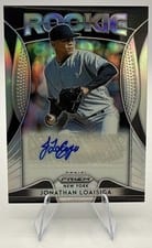2019 Panini Prizm Rookie Autographs Jonathan Loaisiga #RA-JL card