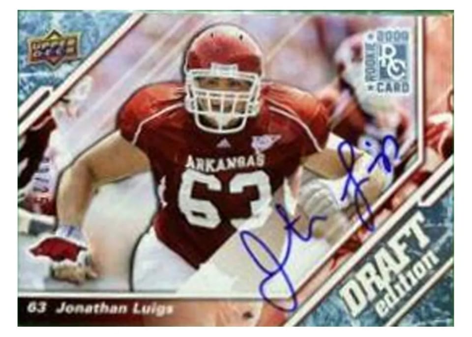 2009 Upper Deck Draft Edition Jonathan Luigs #105 card