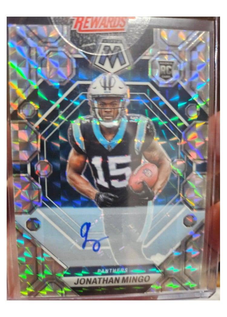 2023 Panini Mosaic Base Set Jonathan Mingo #336 card
