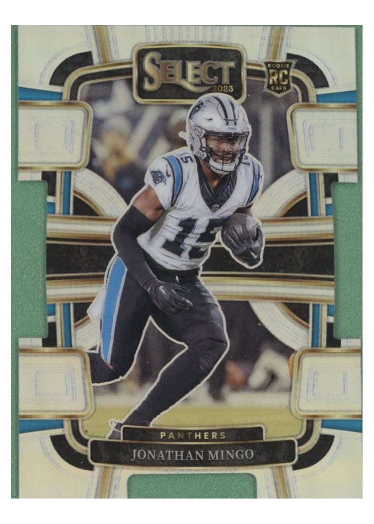 2023 Panini Select Base Set Jonathan Mingo Silver Prizm Die-Cut #16 card
